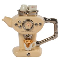 Ceramic Inspirations - 265ml/9Fl.oz Cream Espresso 1-Cup Teapot