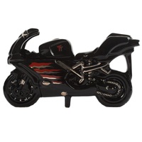 Ceramic Inspirations - 445ml/15Fl.oz Black Motorbike Teapot
