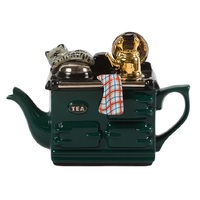 Ceramic Inspirations - 445ml/15Fl.oz Green AGA 1-Cup Teapot