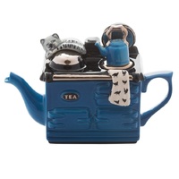 Ceramic Inspirations - 445ml/15Fl.oz Blue AGA 1-Cup Teapot