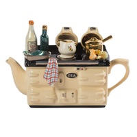Ceramic Inspirations - 1.36L/46Fl.oz Cream Classic AGA Teapot