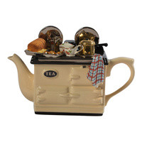 Ceramic Inspirations - 1.36L/46Fl.oz Cream Sunday Lunch Aga Style Teapot
